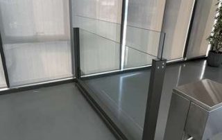 Garde corps alu coupe vent - MBSteel