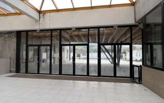 Grande facade acier vitree porte fixe - MBSteel