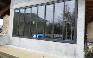 Menuiserie acier fine ouvrant cacher - MB Steel