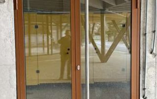 Porte acier vitre sur mesure - MB Steel