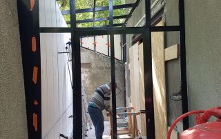 Porte fixe imposte vitree - MB Steel